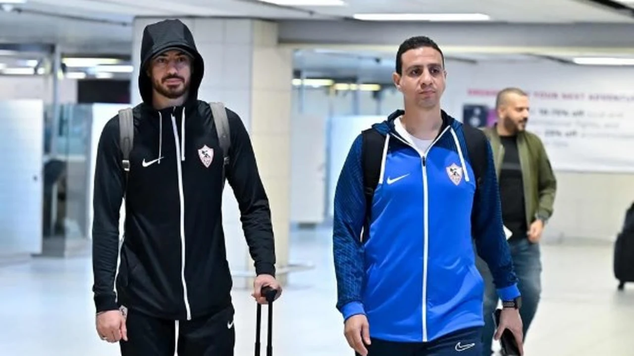 بعثة الزمالك تصل جنوب إفريقيا تحضيرًا لمواجهة كايزر تشيفز في كأس الكونفدرالية